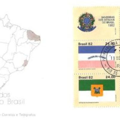 FDC272CPD - Bandeiras dos estados do Brasil - 1982