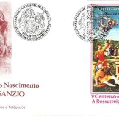 FDC288CBC - V Centenário do nascimento de Raphael Sanzio - 1983