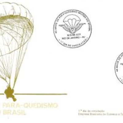 FDC353CPD - 40 anos do Paraquedismo Militar no Brasil - 1985