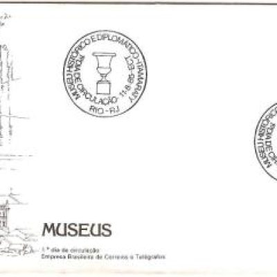 FDC371aCPD - Museu Histórico e Diplomático - Itamaraty - 1985