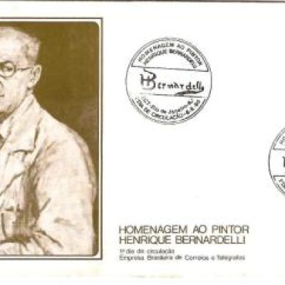 FDC393CPD - Homenagem ao pintor Henrique Bernardelli - 1986