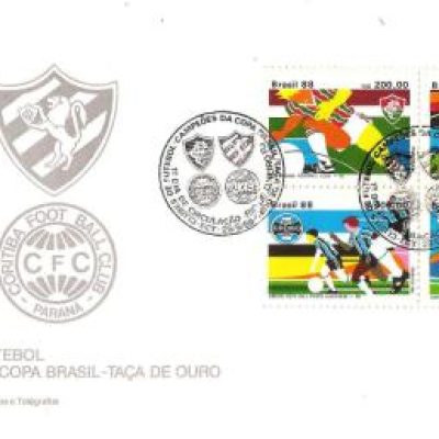 FDC452CPD - Clubes de Futebol - Campeões da Copa Brasil - Taça de Ouro - 1988