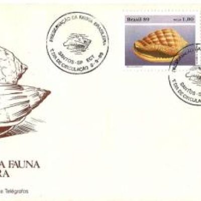 FDC479CPD - Preservação da Fauna Brasileira - Moluscos - 1989