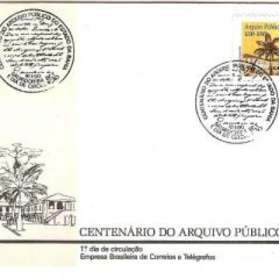 FDC489CPD - Centenário do arquivo público da Bahia - 1990