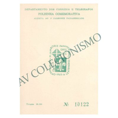 FO-21 - 1o Jamboree e Panamericano Rio de Janeiro - Escotismo - 1965