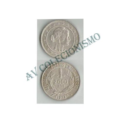 MPR 710 - Moeda 2000 réis - Prata - 1924 - FC