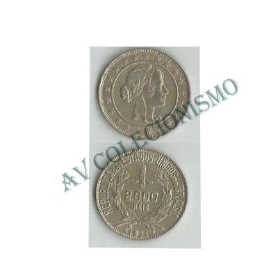 MPR 716 - Moeda 2000 réis - Prata - 1930 - SOB