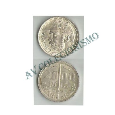 MPR 720 - Moeda 2000 réis - Prata - Duque de Caxias - 1935 - SOB