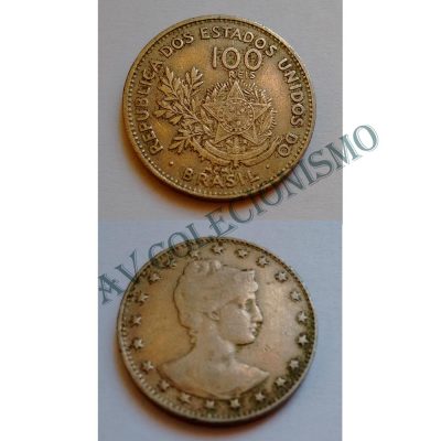 MNI 054 - Moeda 100 réis - Níquel - 1901 - MCMI - MBC