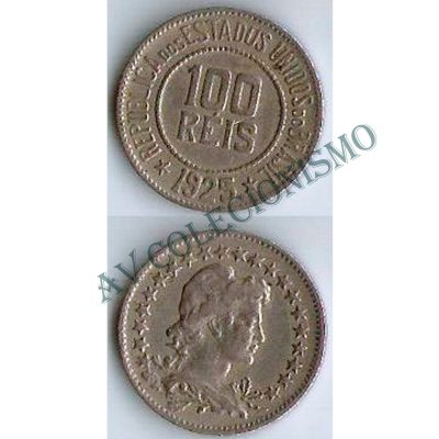 MNI 080 - Moeda 100 réis - Níquel - 1925 - MBC