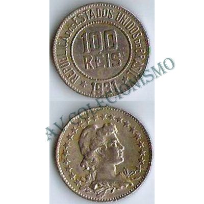 MNI 086 - Moeda 100 réis - Níquel - 1931 - SOB
