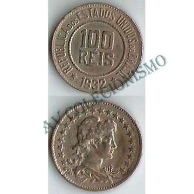 MNI 087 - Moeda 100 réis - Níquel - 1932 - MBC