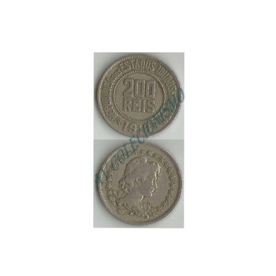 MNI 091 - Moeda 200 réis - Níquel - 1918 - MBC