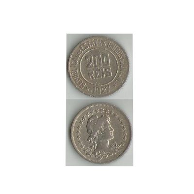 MNI 100 - Moeda 200 réis - Níquel - 1927 - MBC