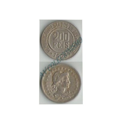 MNI 102 - Moeda 200 réis - Níquel - 1929 - MBC