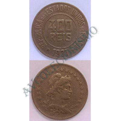 MNI 120 - Moeda 400 réis - Níquel - 1931 - MBC
