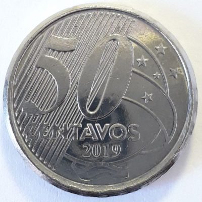 MRS 555 - Moeda 50 Centavos - 2019 - FC