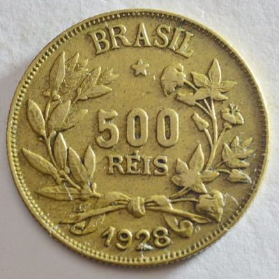 MVM 126 - Moeda 500 réis - Bronze/Aluminio - 1928 - SOB