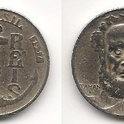 MVM 142 - Moeda 100 Réis - Cupro-Niquel - 1938 -  Almirante Tamandaré - SOB