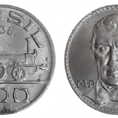 MVM 143 - Moeda 200 Reis - Cupro-Niquel - 1936 -  Visconde de Maúa - SOB
