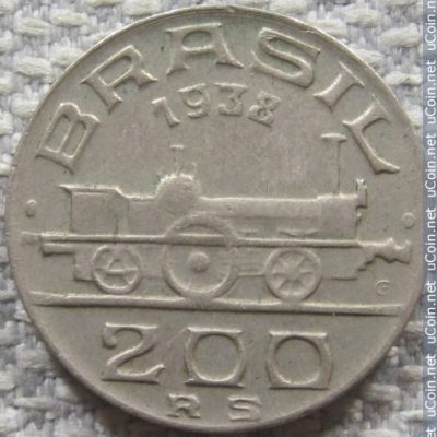 MVM 145 - Moeda 200 Reis - Cupro-Niquel - 1938 -  Visconde de Maúa - SOB