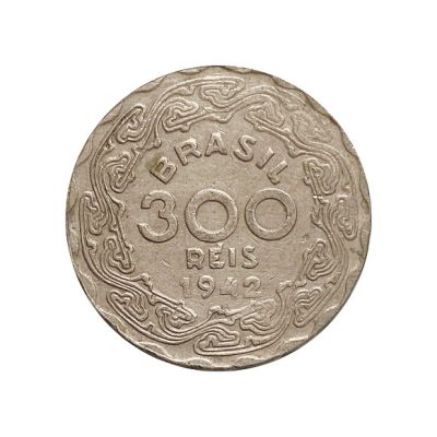 MVM 171 - Moeda 300 réis - Cupro-níquel - 1942 - Getúlio Vargas - SOB