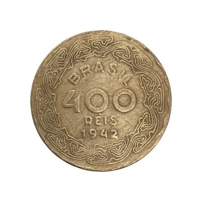 MVM 174 - Moeda 400 réis - Cupro-níquel - 1942 - Getúlio Vargas - SOB