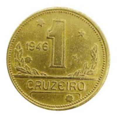 MVM 228 - Moeda 1 Cruzeiro - Bronze-Alumínio - 1946 - SOB