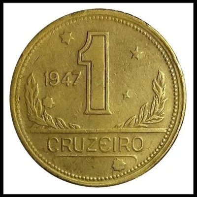 MVM 229 - Moeda 1 Cruzeiro - Bronze-Alumínio - 1947 - SOB