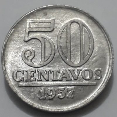 MVM 269 - Moeda 50 centavos - Alumínio - 1957 - SOB