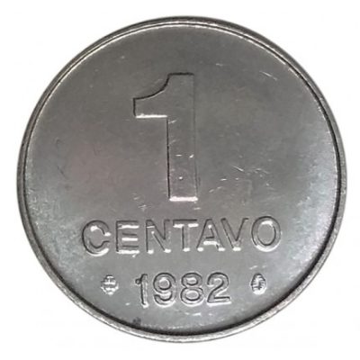 MVM 340 - Moeda 1 Centavo - Aço Inoxidável - 1982 -  SOJINHA - FC