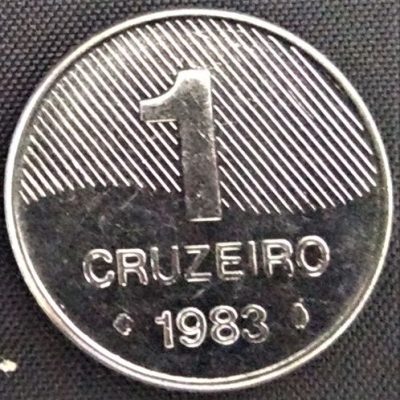 MVM 346 - Moeda 1 Cruzeiro - Cana de Açúcar - 1983 - FC - Escassa