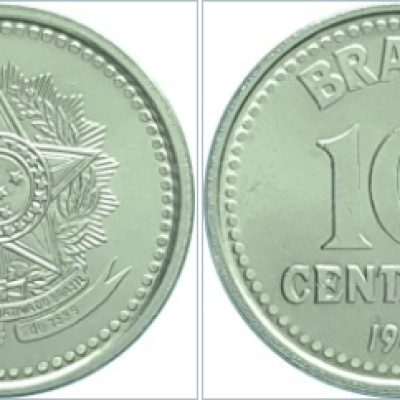 MVM 386 - Moeda 10 Centavos - Cruzado - Aço Inoxidável - 1986 - SOB