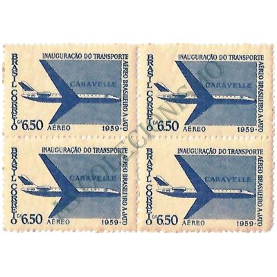 QA0089 - Inauguração do Transporte Áereo Brasileiro a Jato - 1959 - MINT