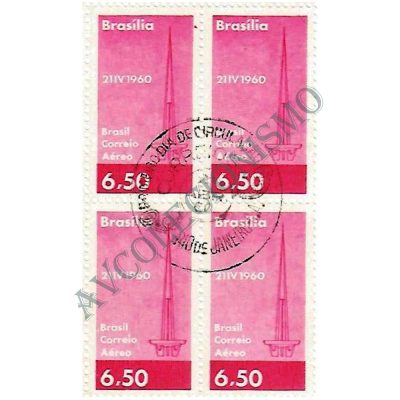 QA0095CPD - Inauguração de Brasília - Nova Capital Federal - Torre de TV - 1960 - MINT