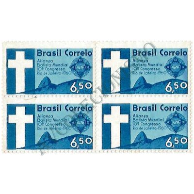 QA0098 - Décimo Congresso da Aliança Batista Mundial - Rio de Janeiro/RJ - 1960 - MINT