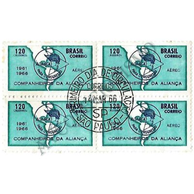 QA0106CPD - 5º Aniversário da aliança para o progresso - 1966 - MINT