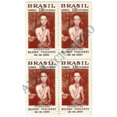 QA0110 - Centenário do Pintor Eliseu Visconti - 1966 - MINT