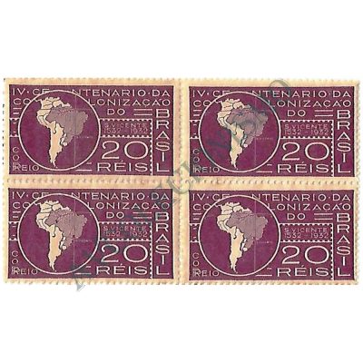 QC0041 - 4º Centenário da fundação de São Vicente e da colonização por Martim Afonso de Souza - 1932 - MINT