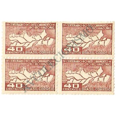 QC0178 - 4º Centenário do Descobrimento do Rio Amazonas - 1943