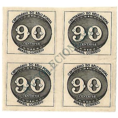 QC0182 - Centenário do Selo Brasileiro - Filigrana "Q" - 1943 - MINT