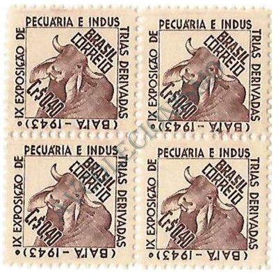 QC0185 - 9º Exposição de Pecuária e Indústrias Derivadas - Bahia - 1943 - MINT
