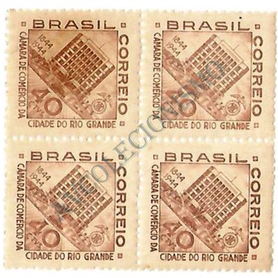 QC0193 - Centenário da Câmara de Comércio do Rio Grande/RS - 1944