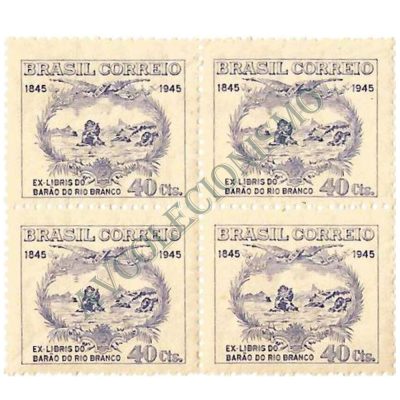 QC0197 - Centenário do nascimento de José da Silva Paranhos, Barão do Rio Branco - 1945