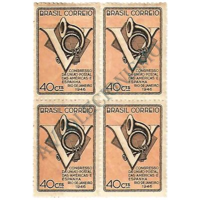 QC0215 - 5º Congresso da União Postal das Américas e Espanha (UPAE) - RJ - 1946
