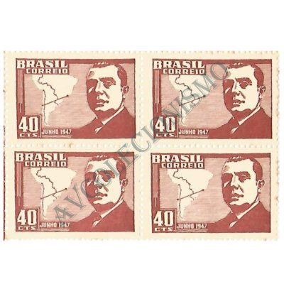 QC0228 - Visita do Presidente do Chile González Videla - 1947 - MINT