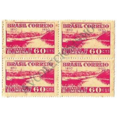 QC0256 - Centenário de Blumenau/SC - 1950 - MINT
