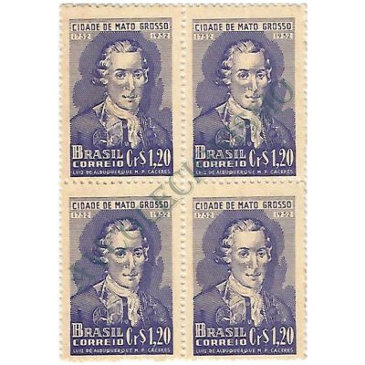 QC0281 - 2º Centenário da cidade de Mato Grosso - 1952