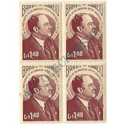 QC0314 - Visita do presidente da Nicarágua Gen. Anastácio Somoza - 1953