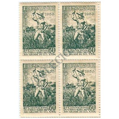 QC0322 - 3ª Festa Nacional do Trigo - Erechim/RS - 1953 - MINT